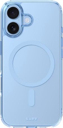 Laut Crystal Fluro MagSafe-fodral för iPhone 17 - Blå