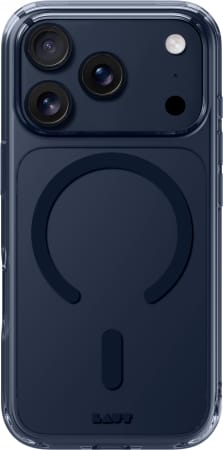 Laut Crystal Fluro MagSafe-fodral för iPhone 17 Pro Max - Klar marinblå