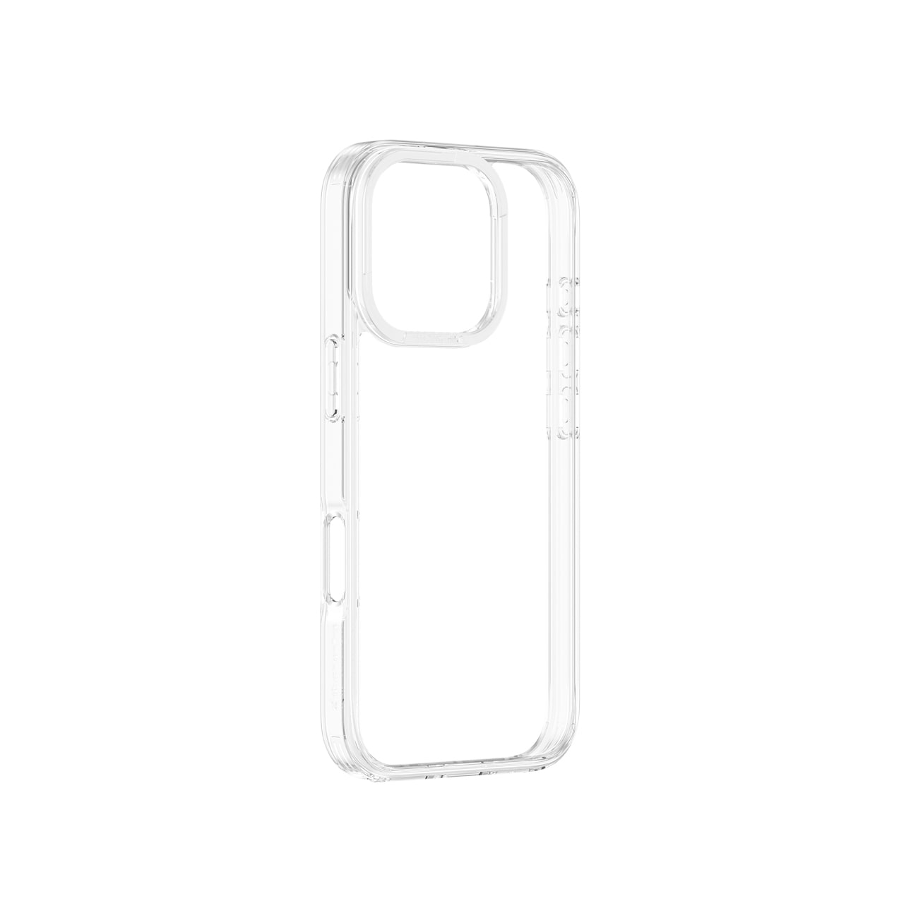 AmazingThing minimalt etui til iPhone 16 Pro Max silikoneetui - gennemsigtigt