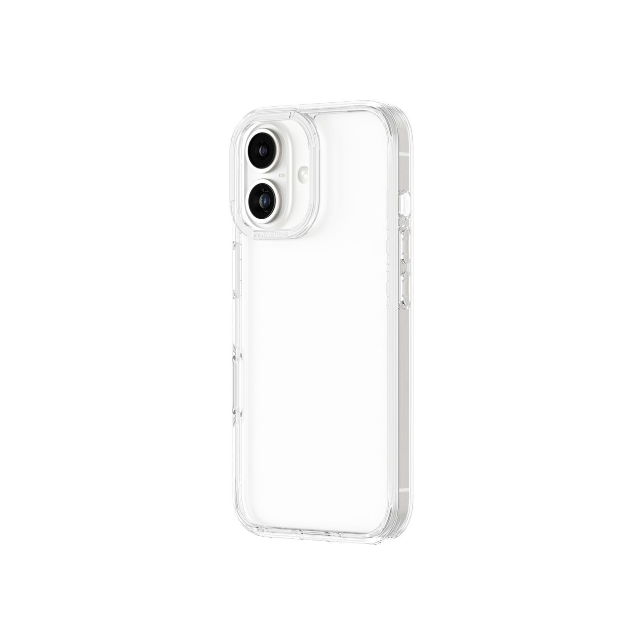 AmazingThing Minimal Case til iPhone 16 Plus Silikoneetui - Transparent