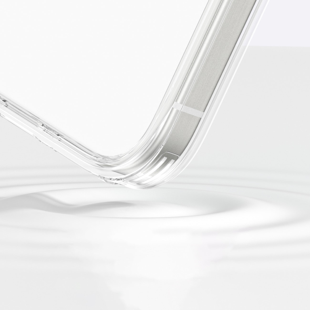 AmazingThing Minimal Case til iPhone 16 Plus Silikoneetui - Transparent