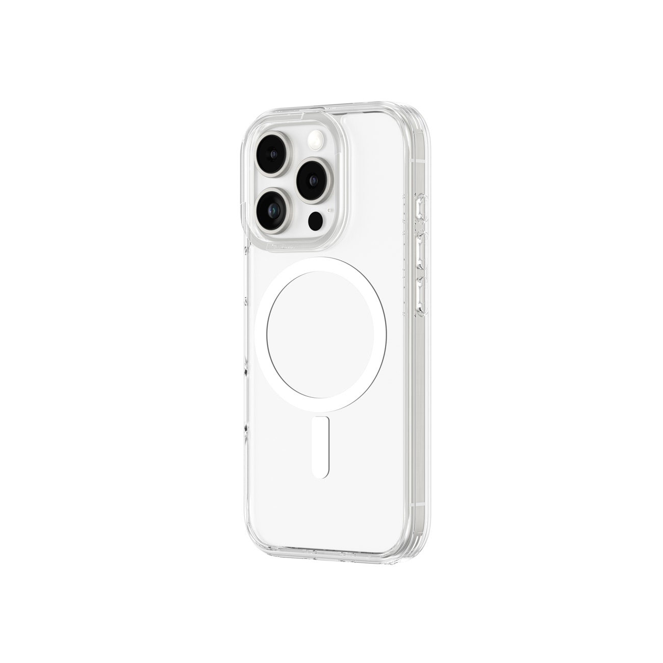 AmazingThing Minimalt Mag-fodral med magnetisk ring för iPhone 16 Pro - Transparent