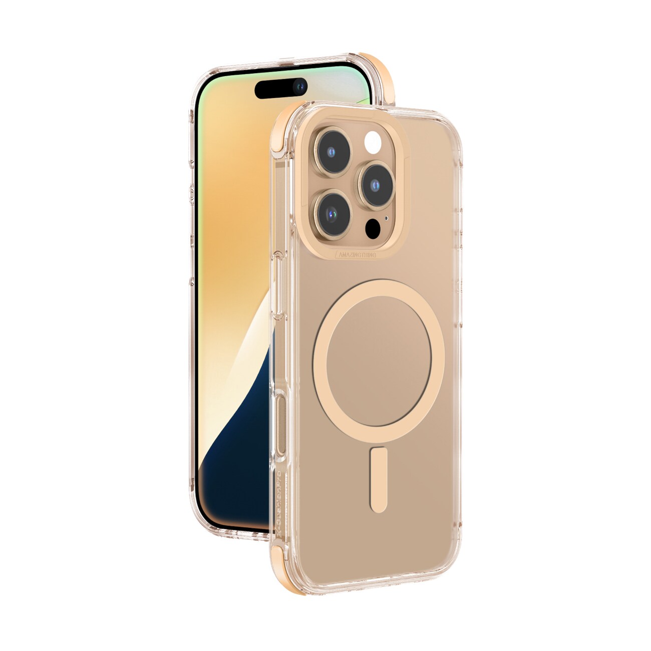 AmazingThing Omni Mag-fodral för iPhone 16 Pro Max - Rose Gold