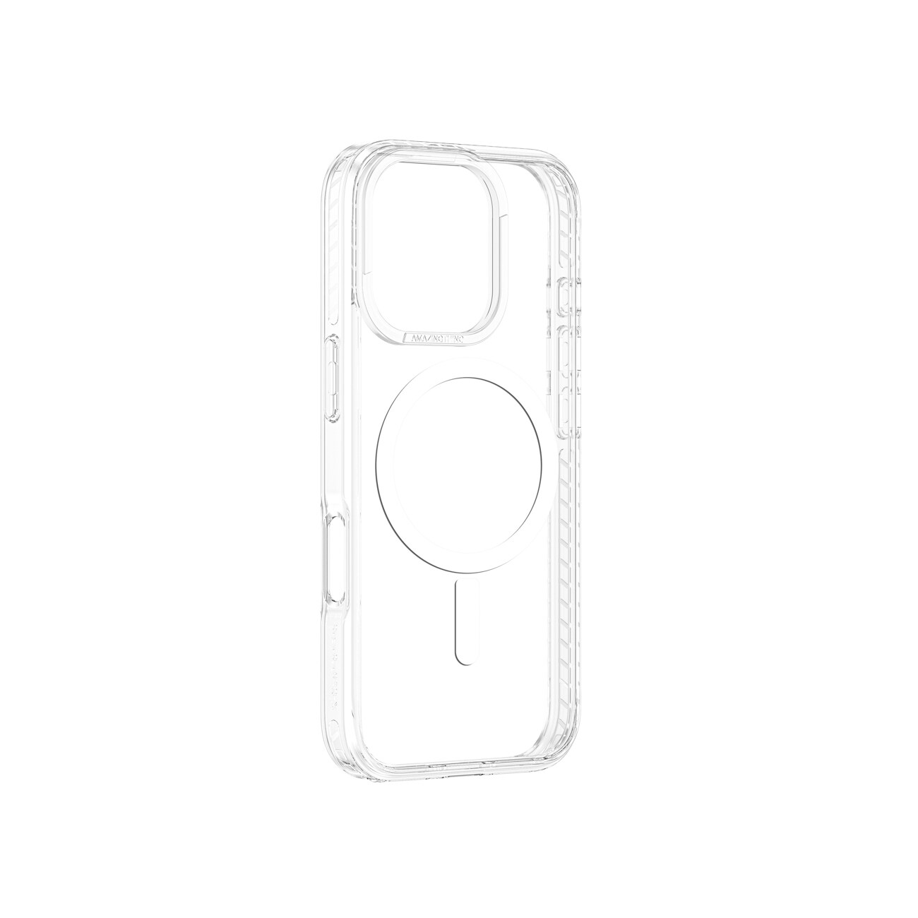 AmazingThing Titan Pro Mag Fodral med magnetisk ring för iPhone 16 Pro - Transparent