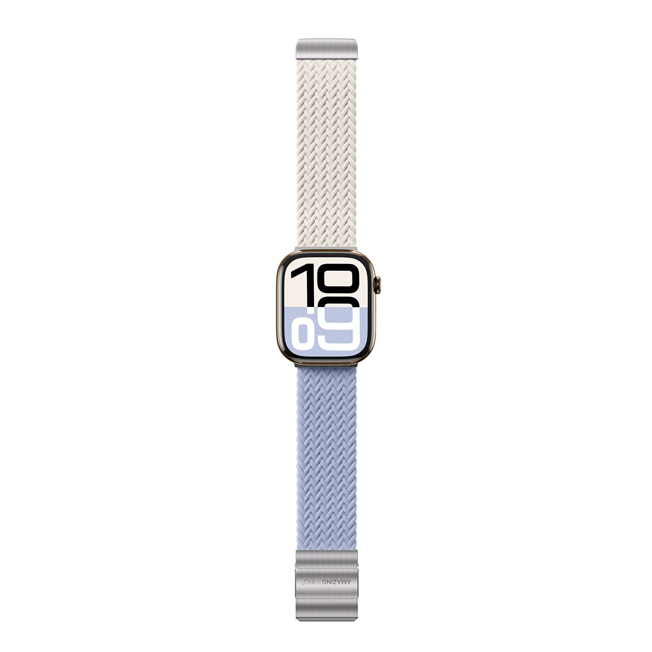 Set om 2 AmazingThing Blend-armband för Apple-klocka 45/46/49mm - Rymdblå/Stjärna