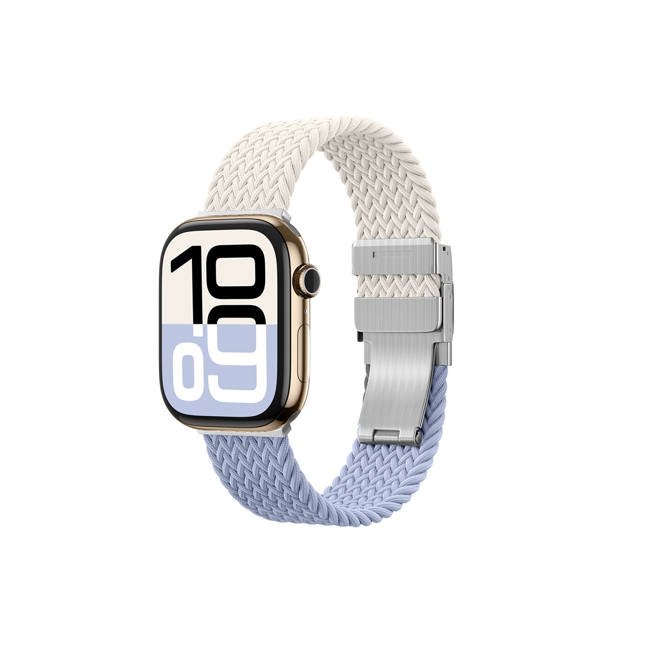Set om 2 AmazingThing Blend-armband för Apple-klocka 45/46/49mm - Rymdblå/Stjärna