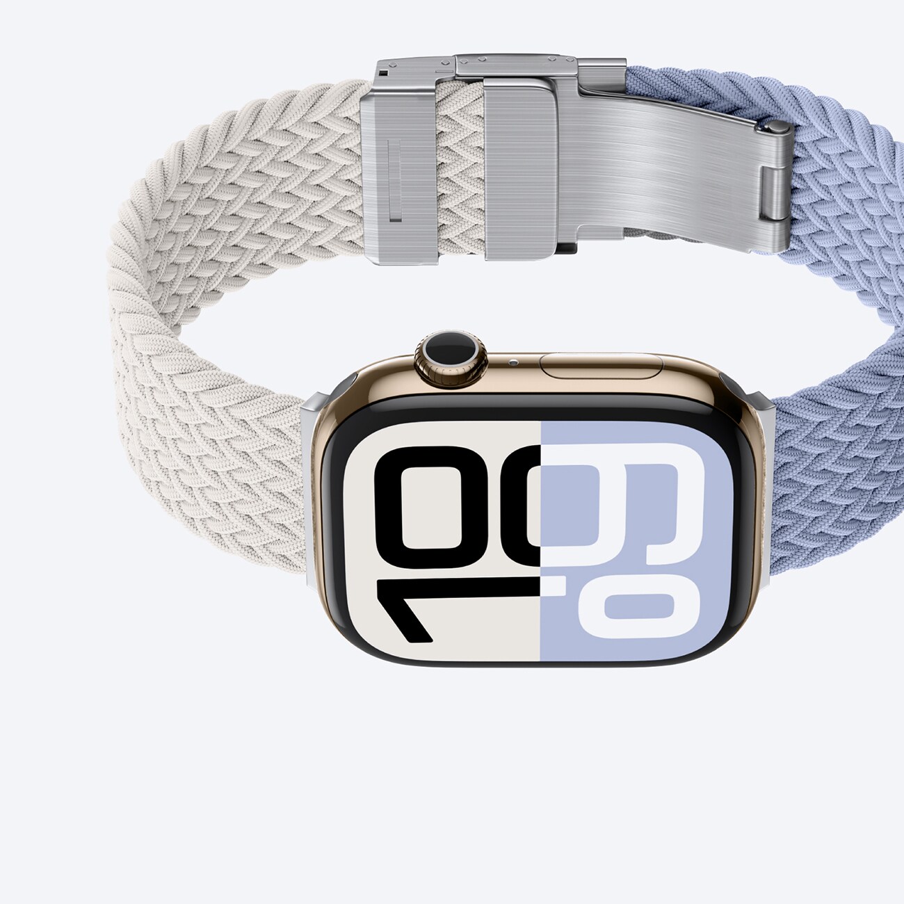 Set om 2 AmazingThing Blend-armband för Apple-klocka 45/46/49mm - Rymdblå/Stjärna