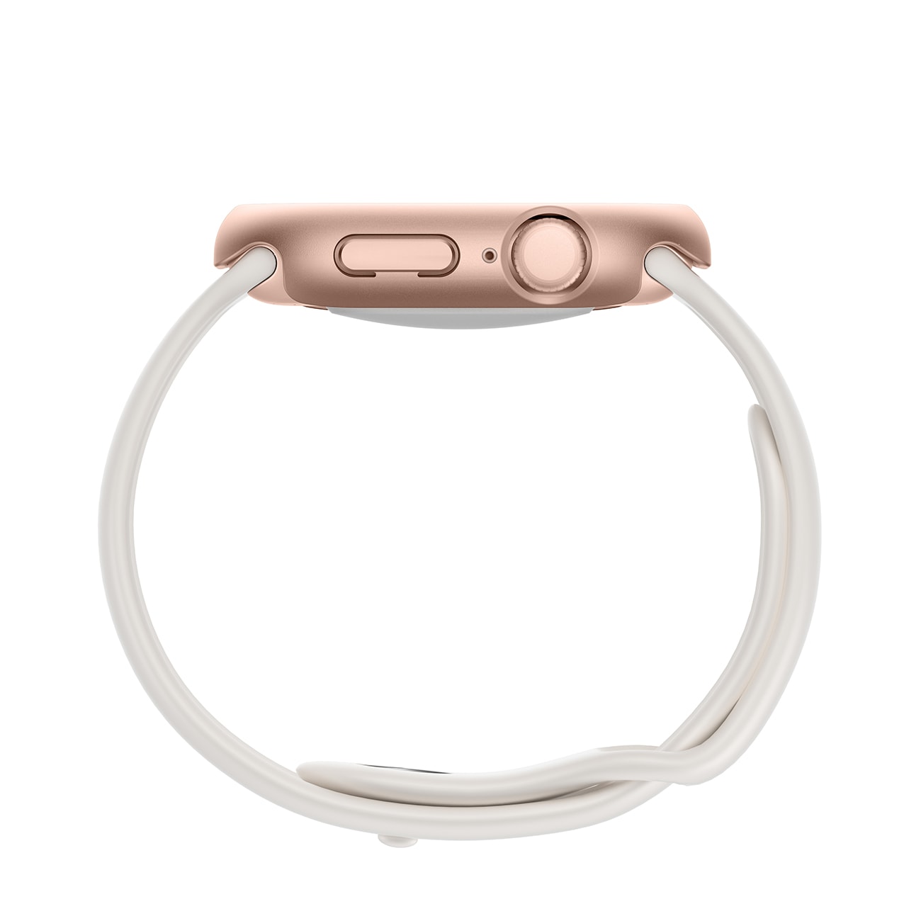 AmazingThing Minimalt fodral till Apple-klocka 46 mm - roséguld