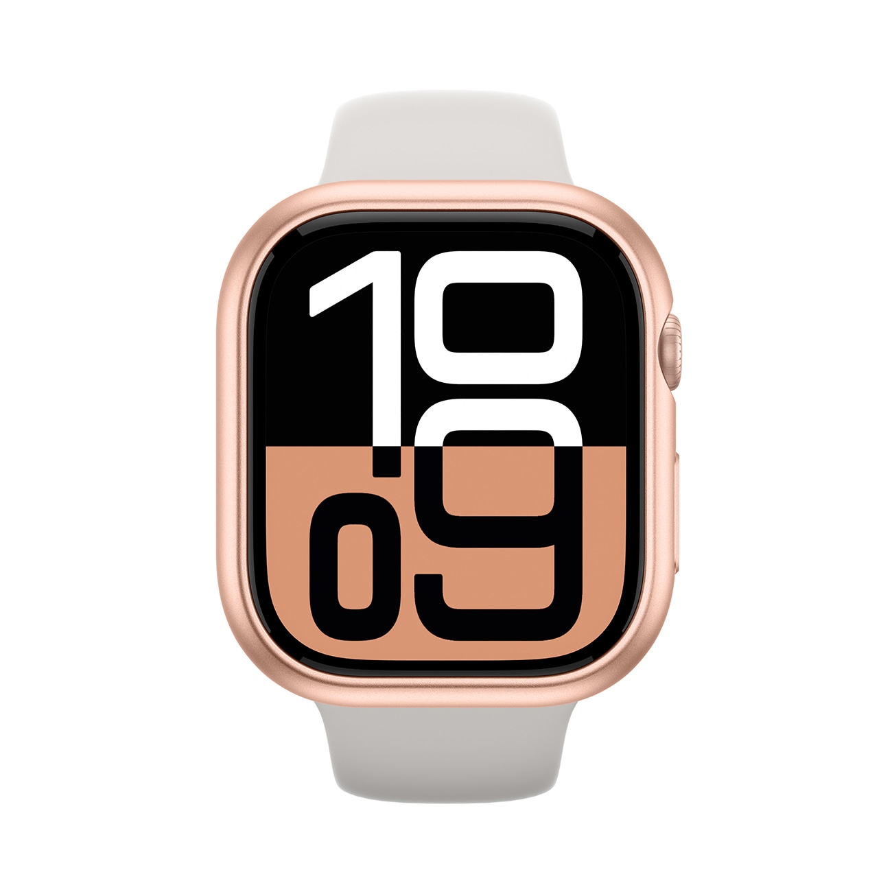 AmazingThing Minimalt fodral till Apple-klocka 46 mm - roséguld