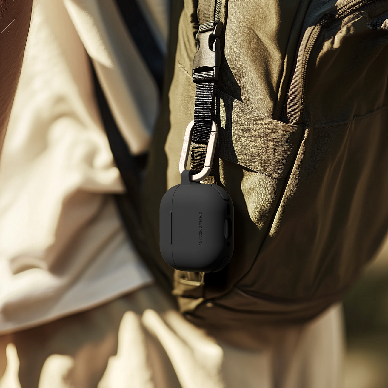 AmazingThing Omni-fodral för AirPods 4 - Grå