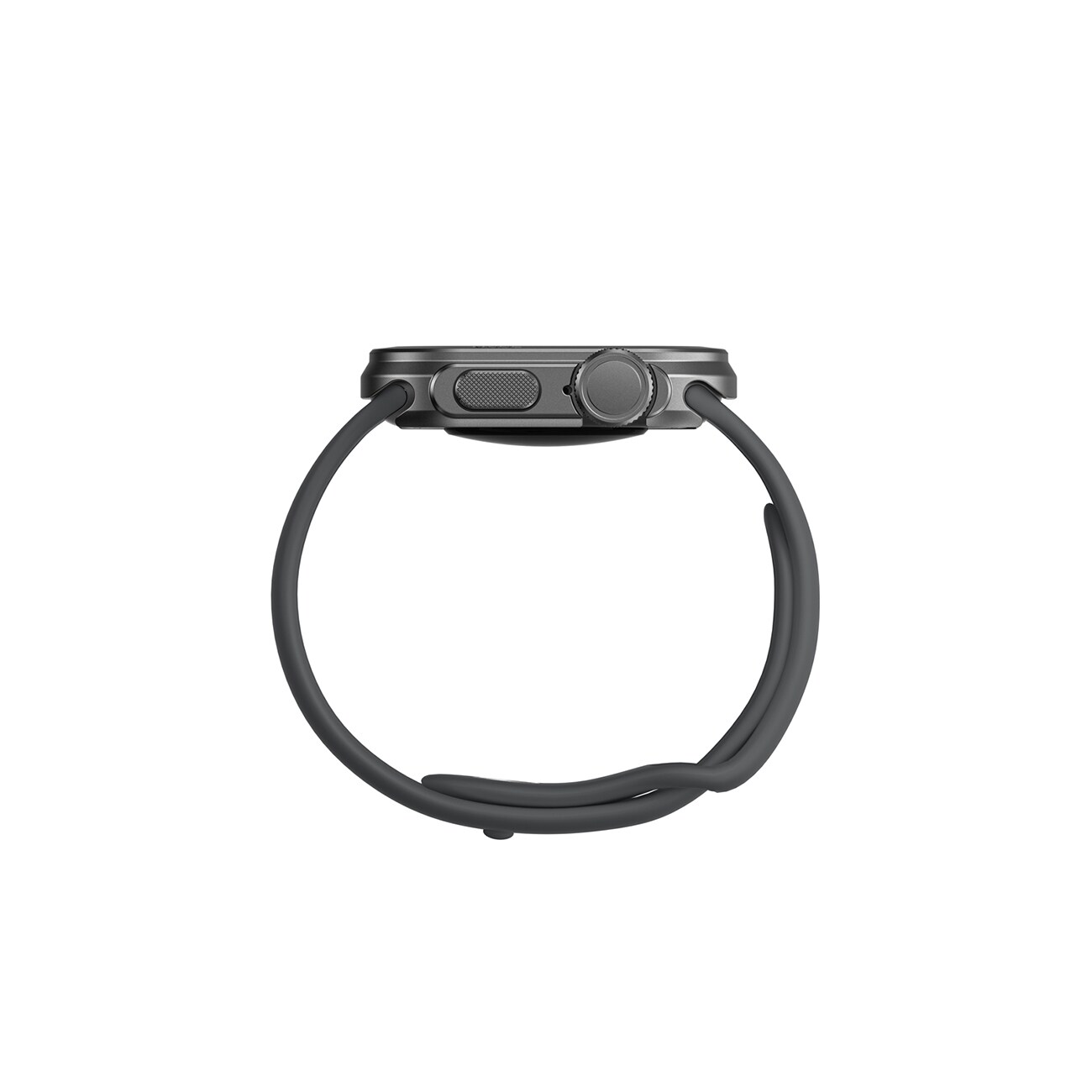 AmazingThing Titan Pro metallfodral för Apple Watch 11 46mm aluminium - svart