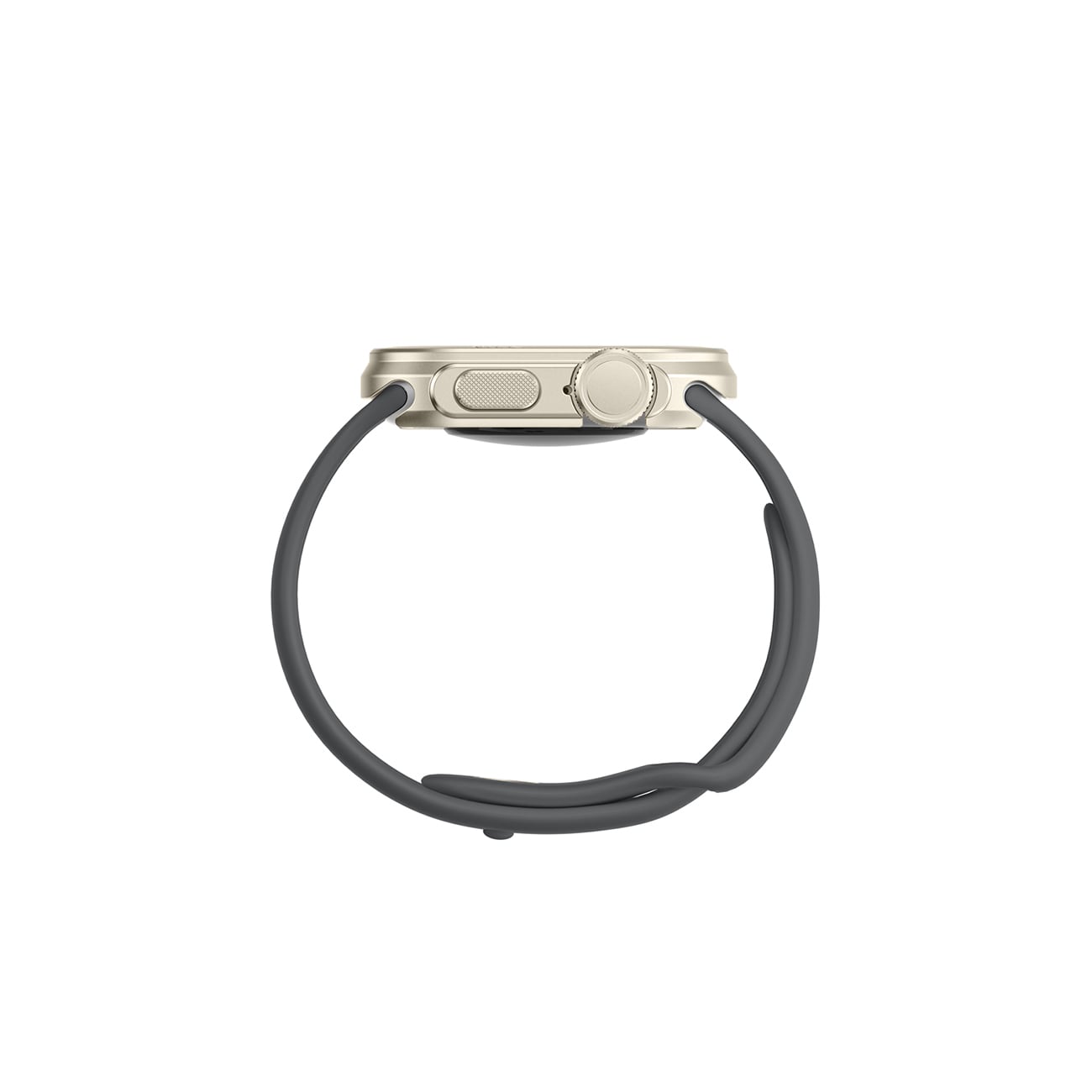 AmazingThing Titan Pro metallfodral för Apple Watch 11 46mm aluminium - titan