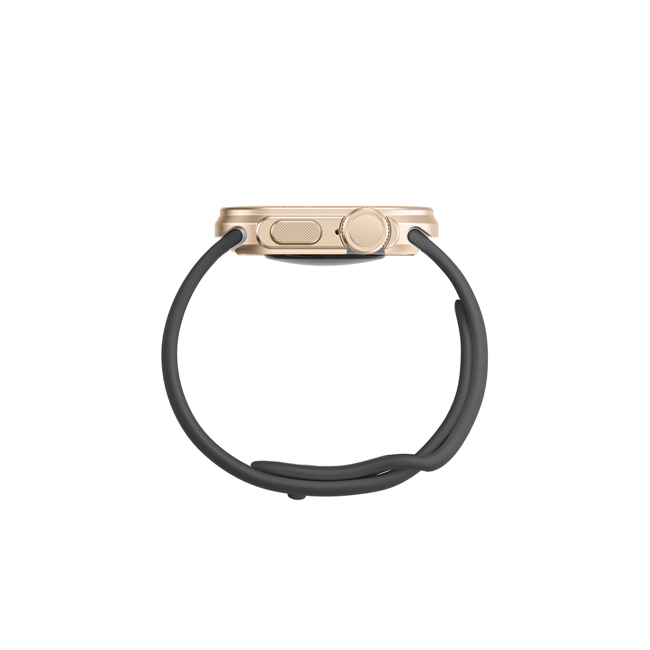AmazingThing Titan Pro metallfodral för Apple Watch 11 46mm aluminium - guld