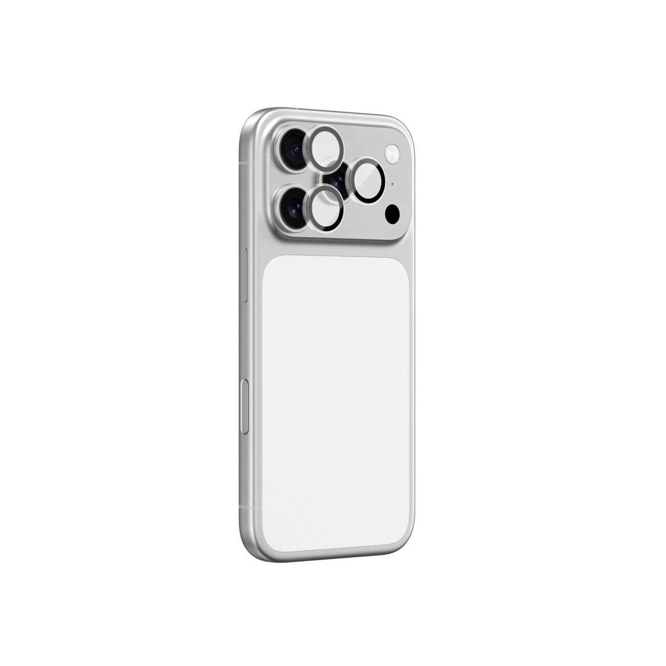 AmazingThing Linsglas för iPhone 17 Pro / Pro Max med svart aluminiumram