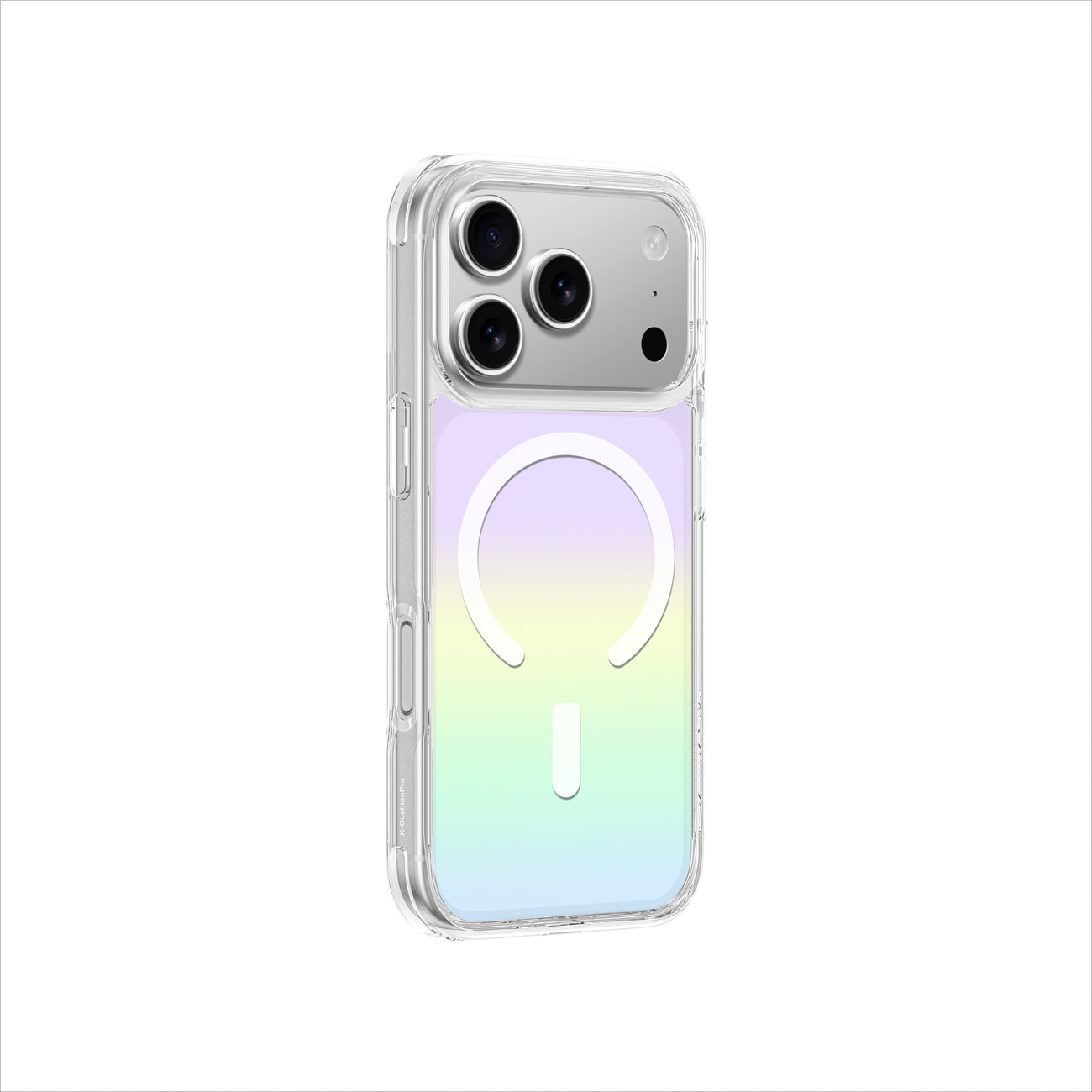 AmazingThing Minimal Mag-fodral för iPhone 17 Pro kompatibel med MagSafe regnbåge - flerfärgad
