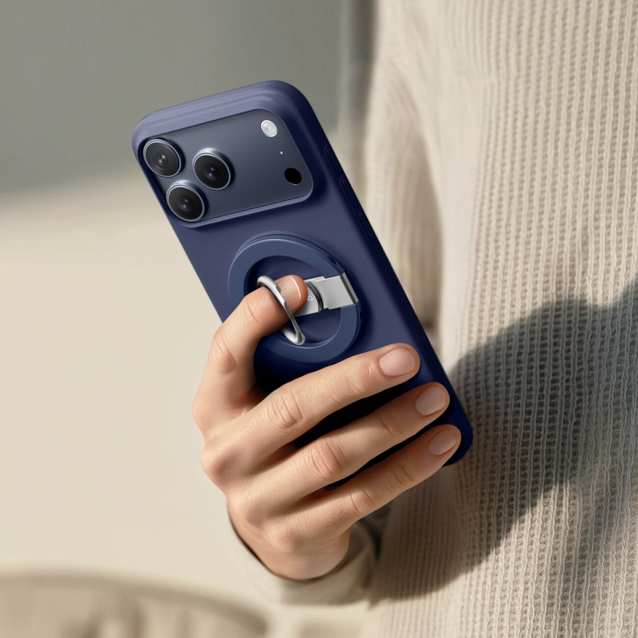 AmazingThing Minimal Air Case för iPhone 17 Pro Max Kompatibel med MagSafe - Blå