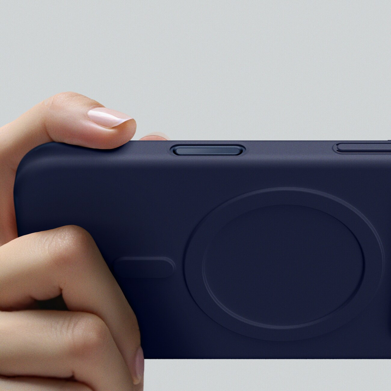 AmazingThing Minimal Air Case för iPhone 17 Pro Max Kompatibel med MagSafe - Blå