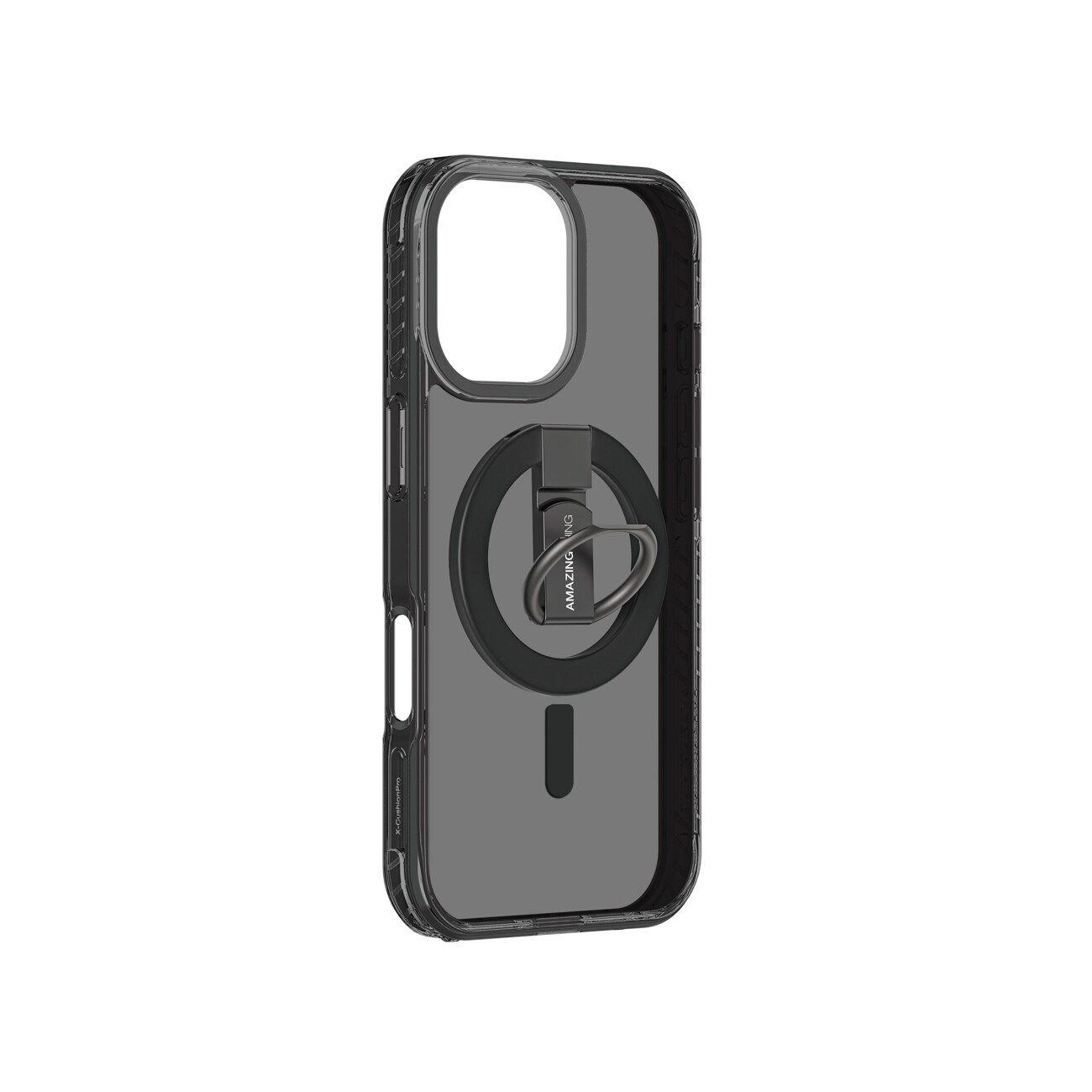 AmazingThing Titan Pro Grip Ring Set Fodral för iPhone 17 Kompatibel med MagSafe - Svart