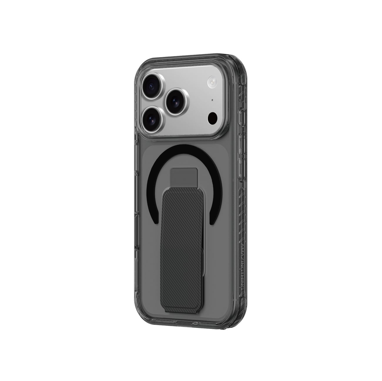 AmazingThing Titan Pro-hållarfodral för iPhone 17 Pro Max Kompatibel med MagSafe - Svart