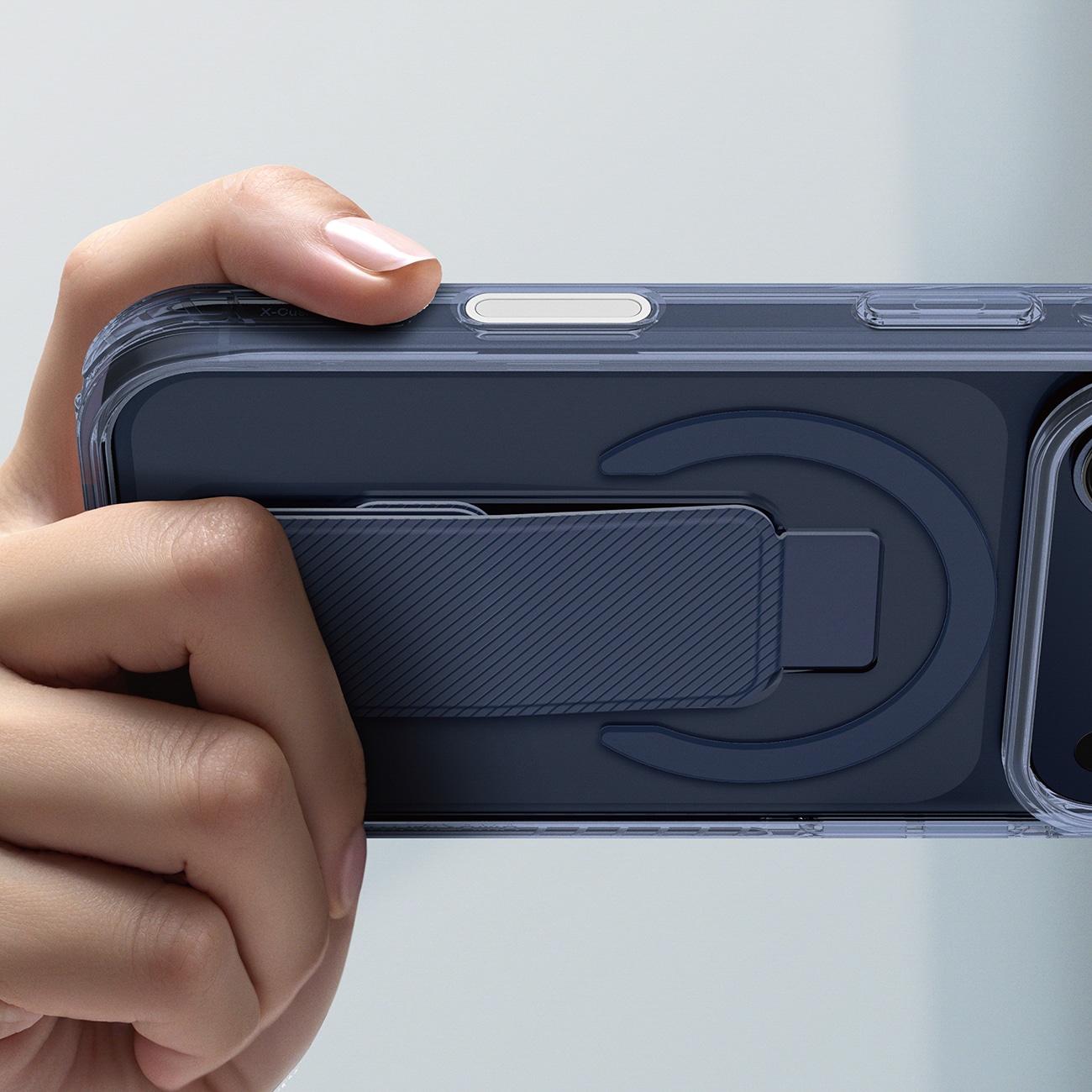 AmazingThing Titan Pro-hållarfodral för iPhone 17 Pro Max Kompatibel med MagSafe - Blå