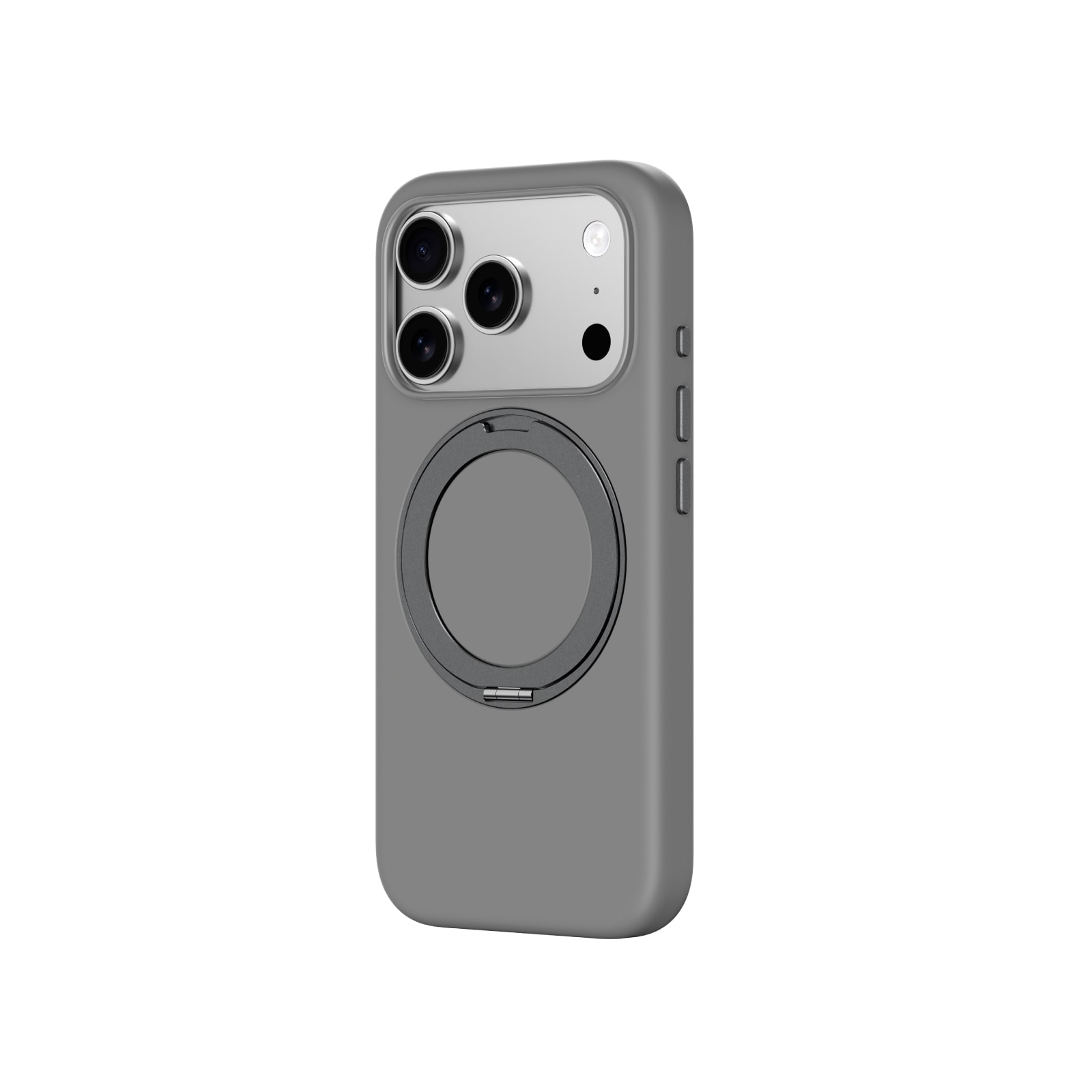 AmazingThing Cloudie iPhone 17 Pro Fodral med stativ - Grå