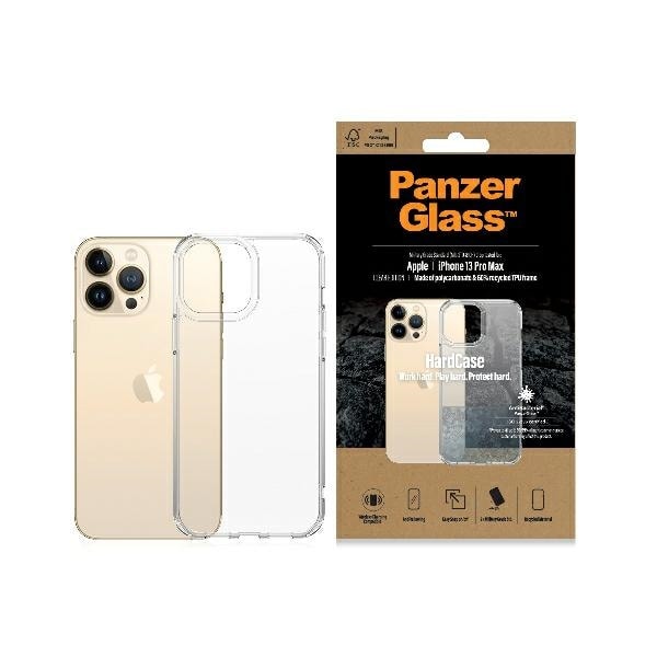 PanzerGlass HardCase antibakteriellt Military Grade-fodral för iPhone 13 Pro Max - transparent