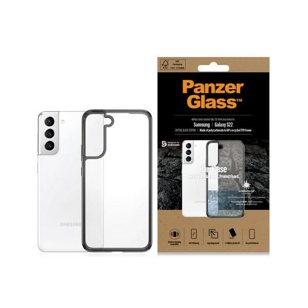 PanzerGlass HardCase antibakteriellt Military Grade fodral för Samsung Galaxy S22 - transparent