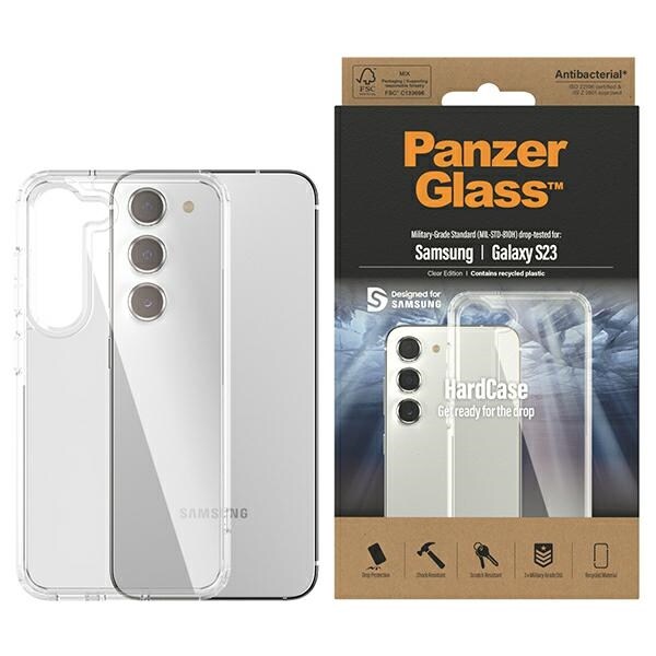 PanzerGlass ClearCase-fodral för Samsung Galaxy S23 - transparent