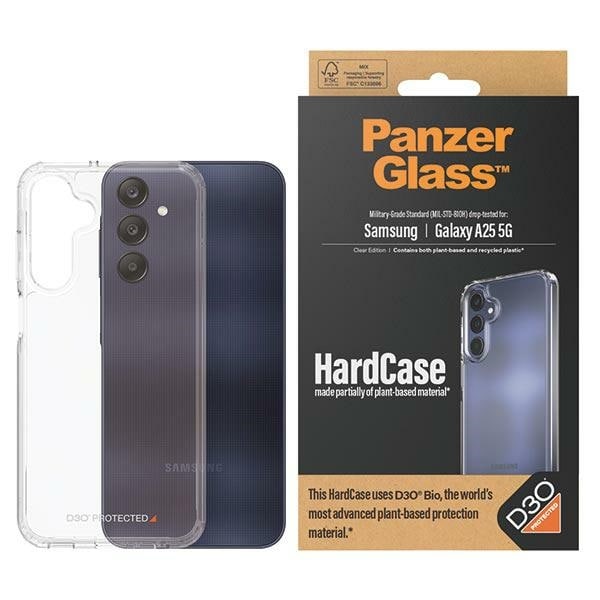 PanzerGlass HardCase med D3O® Bio och Military Grade för Samsung Galaxy A25 5G - transparent