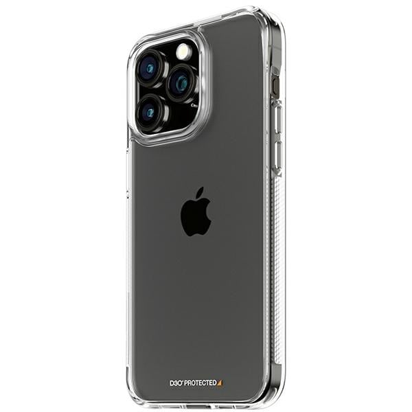 PanzerGlass HardCase med D3O- och Military Grade-certifiering för iPhone 15 Pro Max - transparent