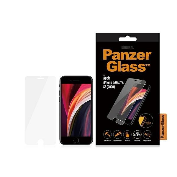 PanzerGlass Standard Super+ härdat glas för iPhone 6 / 6s / 7 / 8 / SE 2020 / SE 2022