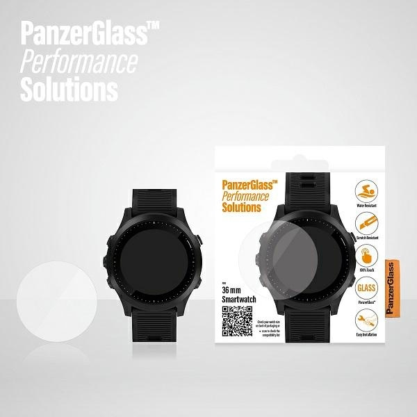 PanzerGlass SmartWatch skärmskydd för Garmin / Huawei 36mm smartklockor