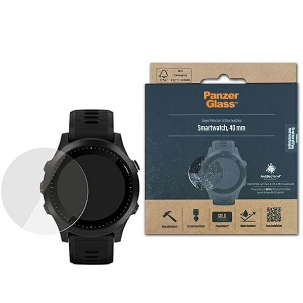 PanzerGlass SmartWatch skärmskydd för 40 mm smartklockor