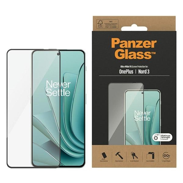 PanzerGlass Härdat glas med ultrabred passform för OnePlus Nord 3