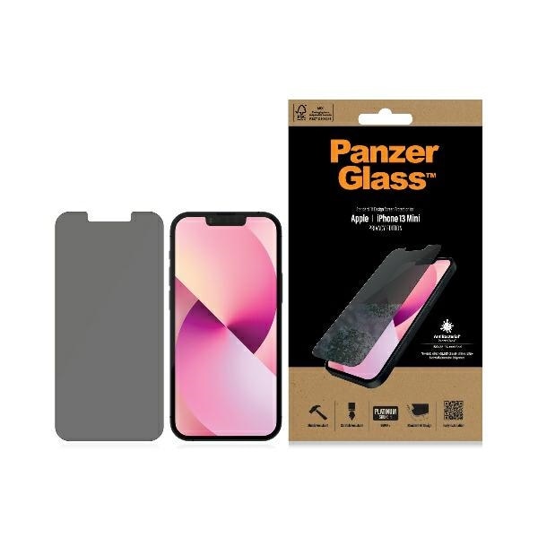 PanzerGlass Standard Super+ antibakteriellt privatiserande härdat glas för iPhone 13 mini