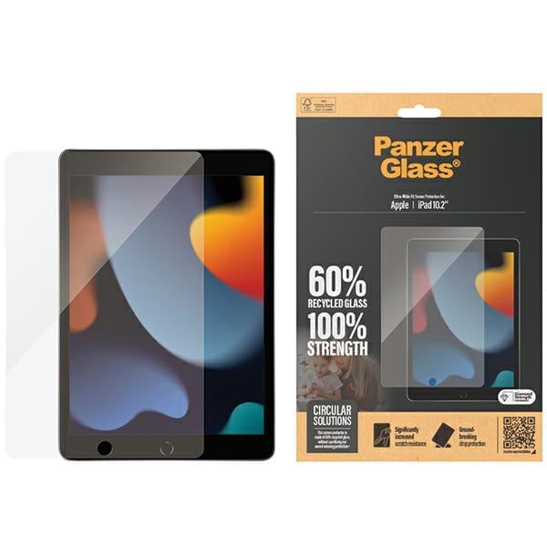 PanzerGlass Ultra-Wide Fit härdat glas för iPad 10,2"