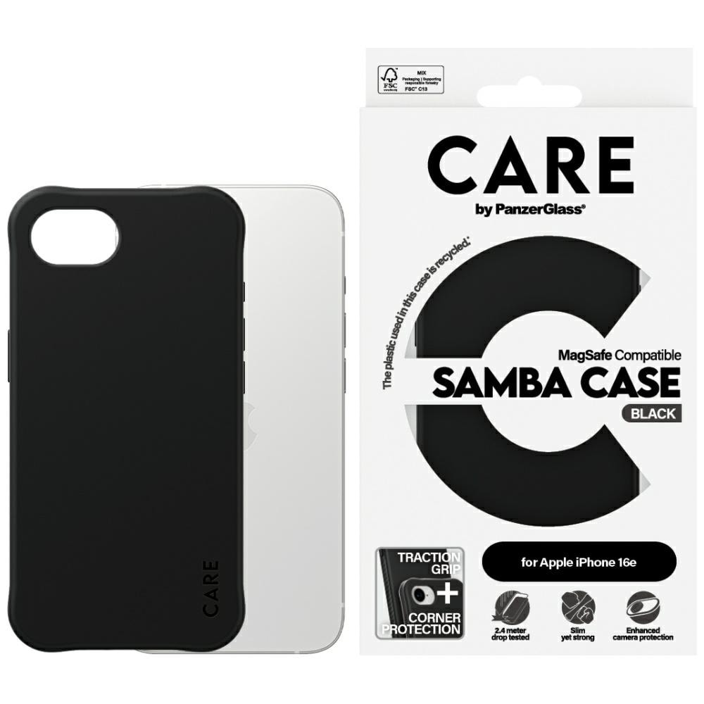 CARE by PanzerGlass Fashion MagSafe iPhone 16e Fodral - Svart