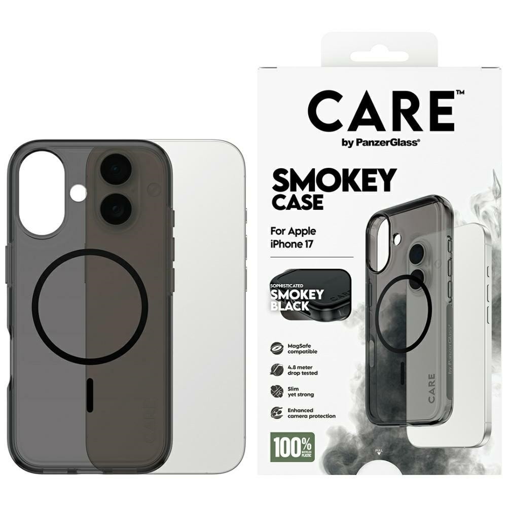 CARE by PanzerGlass Flagship Urban Explorer Fodral med svart MagSafe för iPhone 17 - Svart