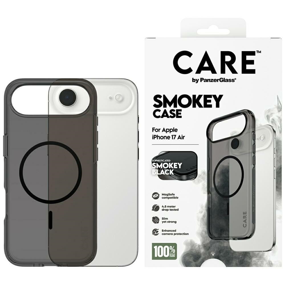 CARE by PanzerGlass Flagship Urban Explorer m. Svart MagSafe-fodral för iPhone Air - Svart
