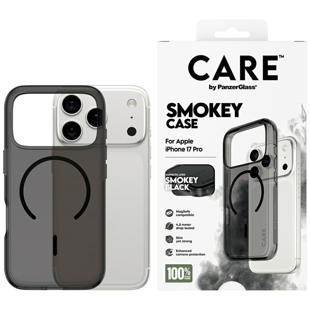 CARE by PanzerGlass Flagship Urban Explorer Fodral med svart MagSafe för iPhone 17 Pro - Svart