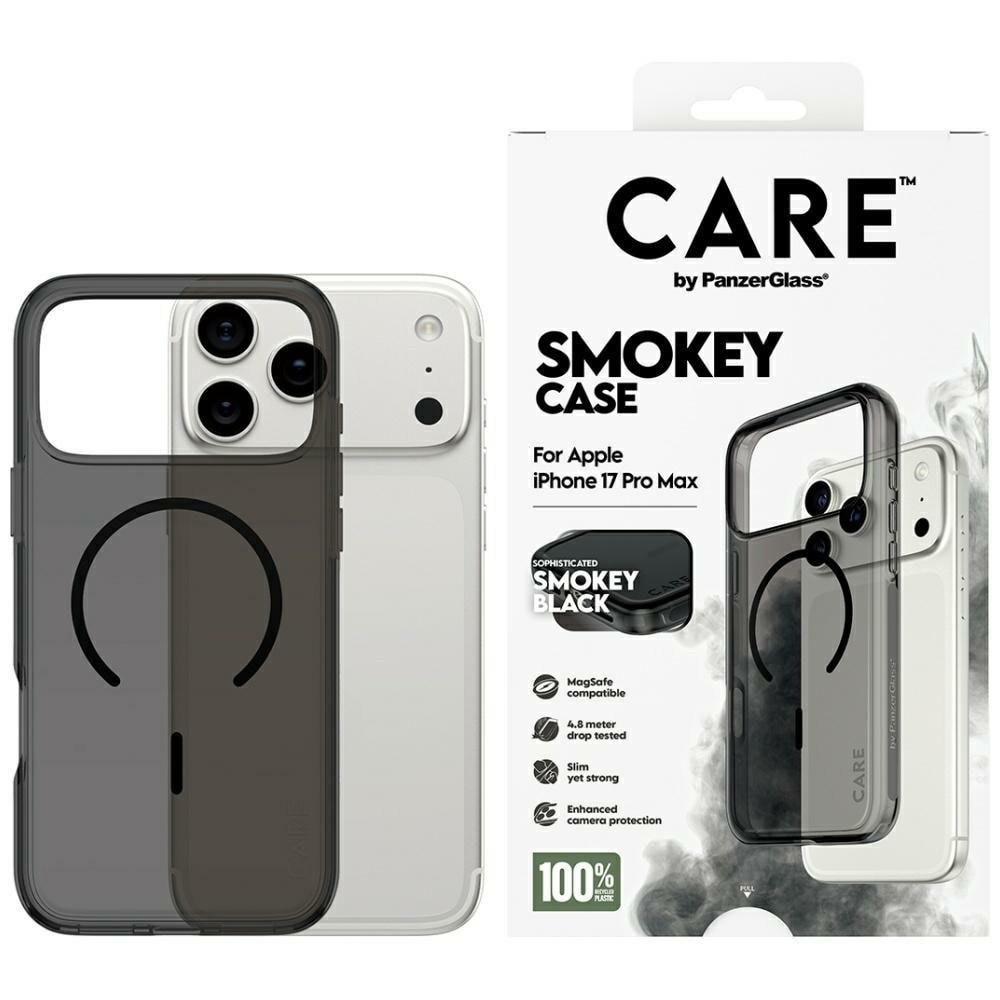CARE by PanzerGlass Flagship Urban Explorer Fodral med svart MagSafe för iPhone 17 Pro Max - Svart