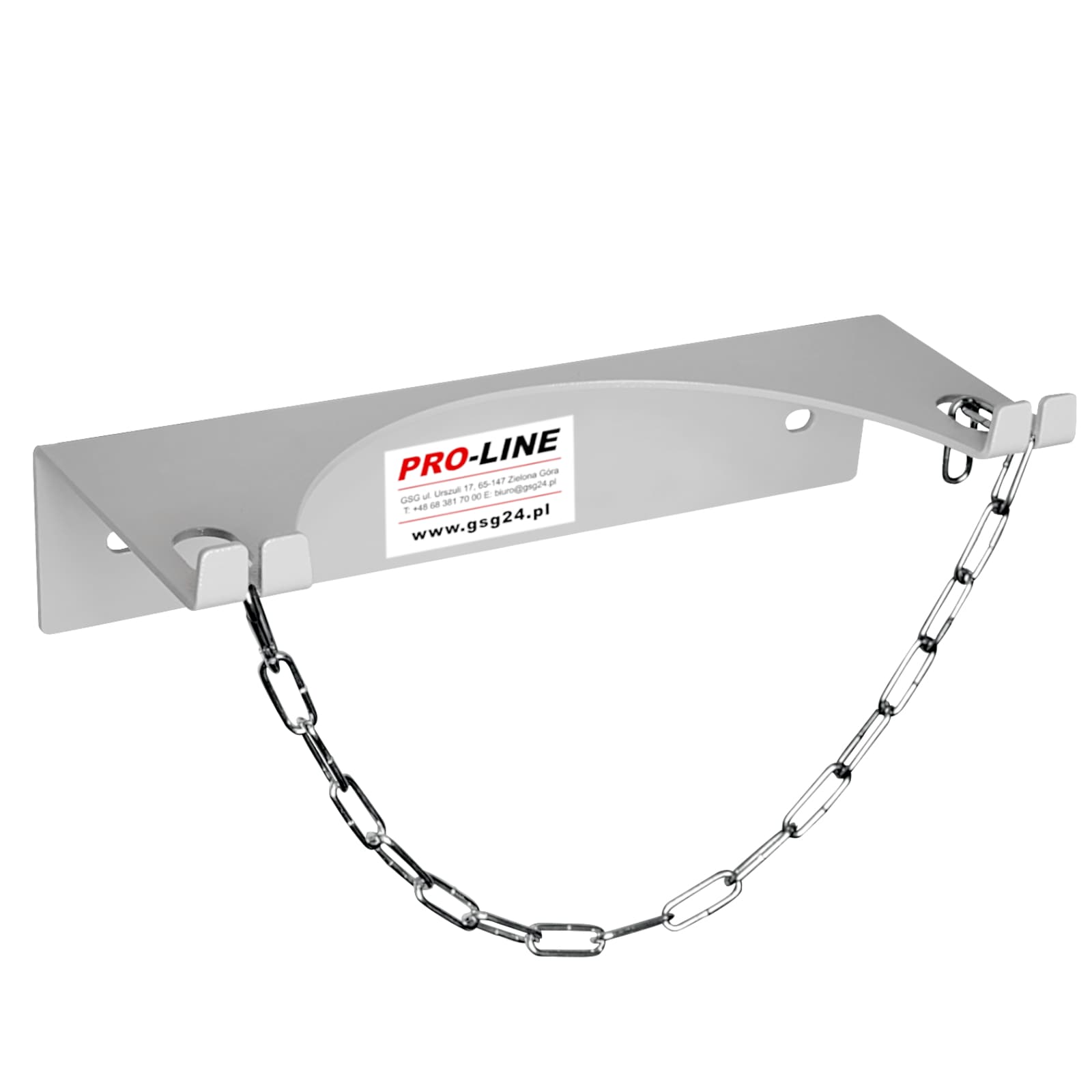 Vägghållare för 1 gasflaska, max. diameter 250 mm PRO-LINE flaskor