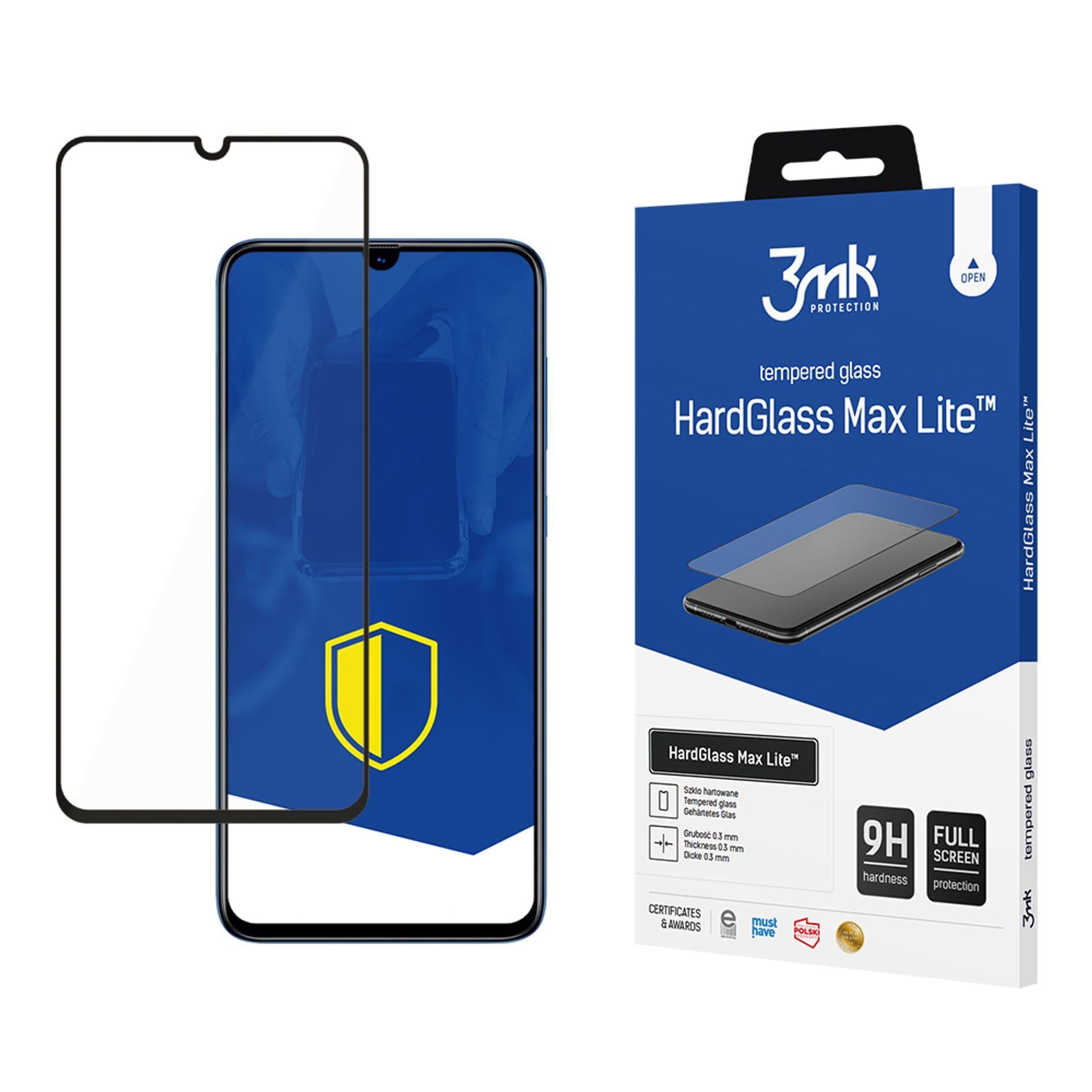 9H 3mk HardGlass Max Lite™ glas för Samsung Galaxy A70