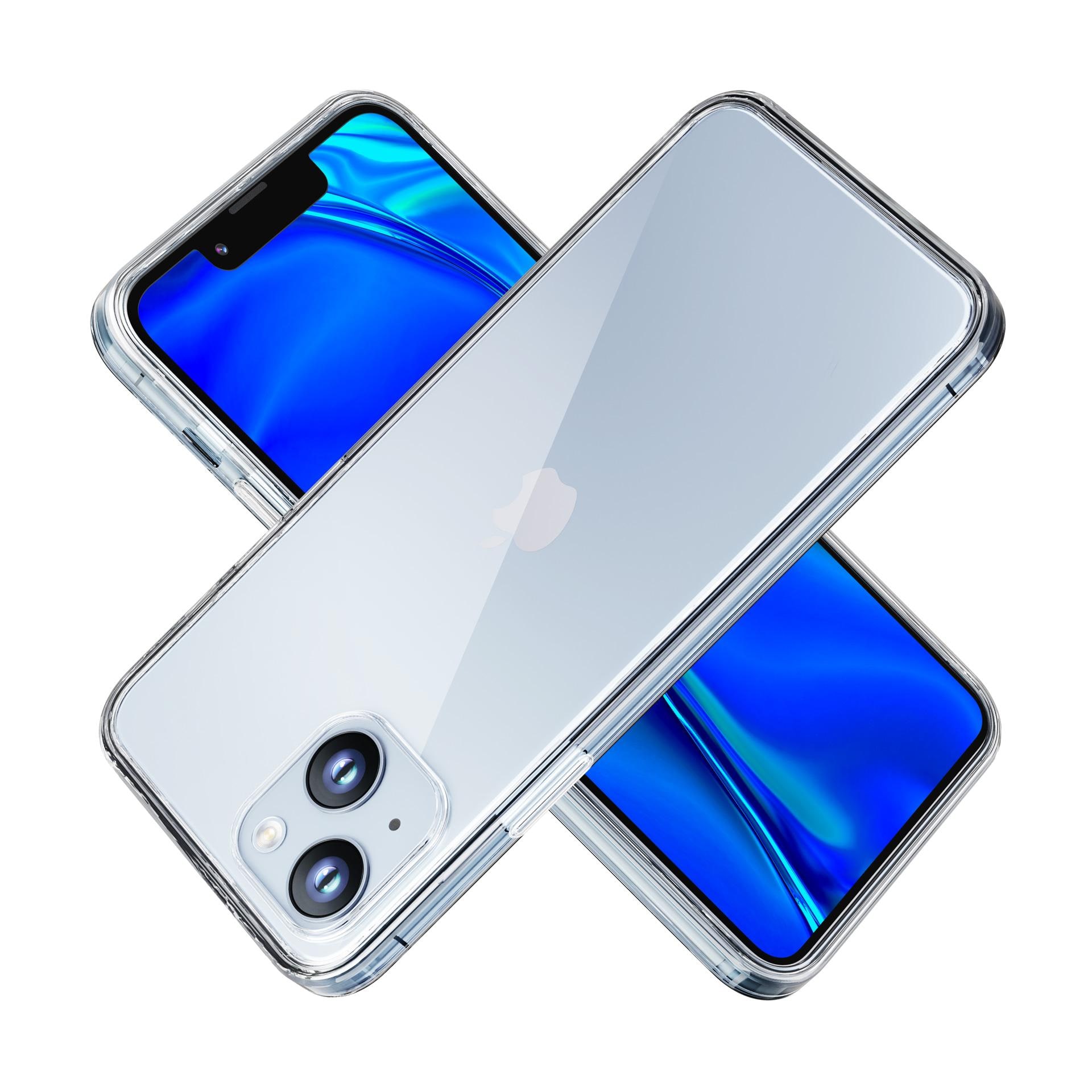 Etui til iPhone 14 silikone fra 3mk Clear Case-serien - gennemsigtig