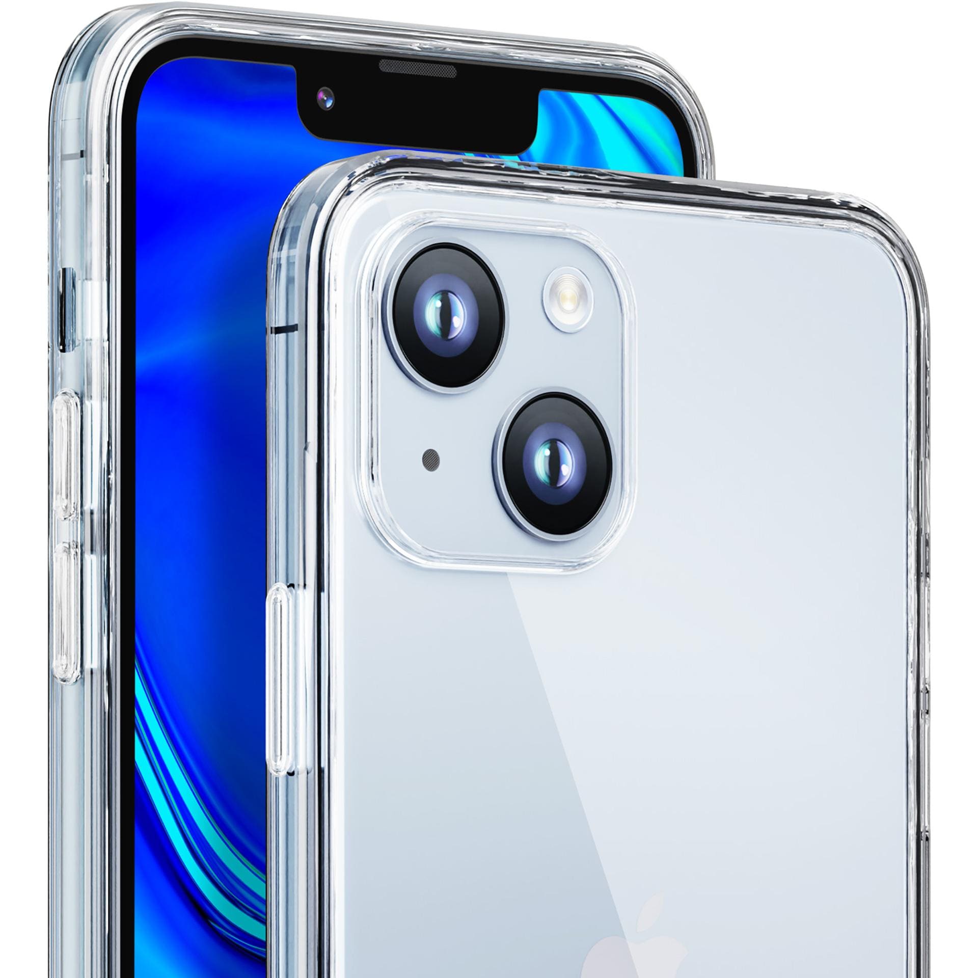Etui til iPhone 14 silikone fra 3mk Clear Case-serien - gennemsigtig