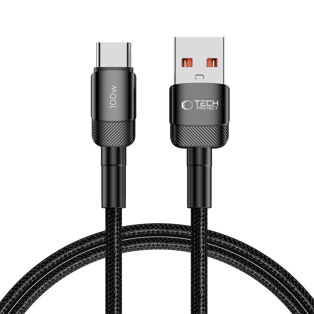 Tech-Protect UltraBoost Evo USB-C / USB-A-kabel 100W 5A 1m - svart