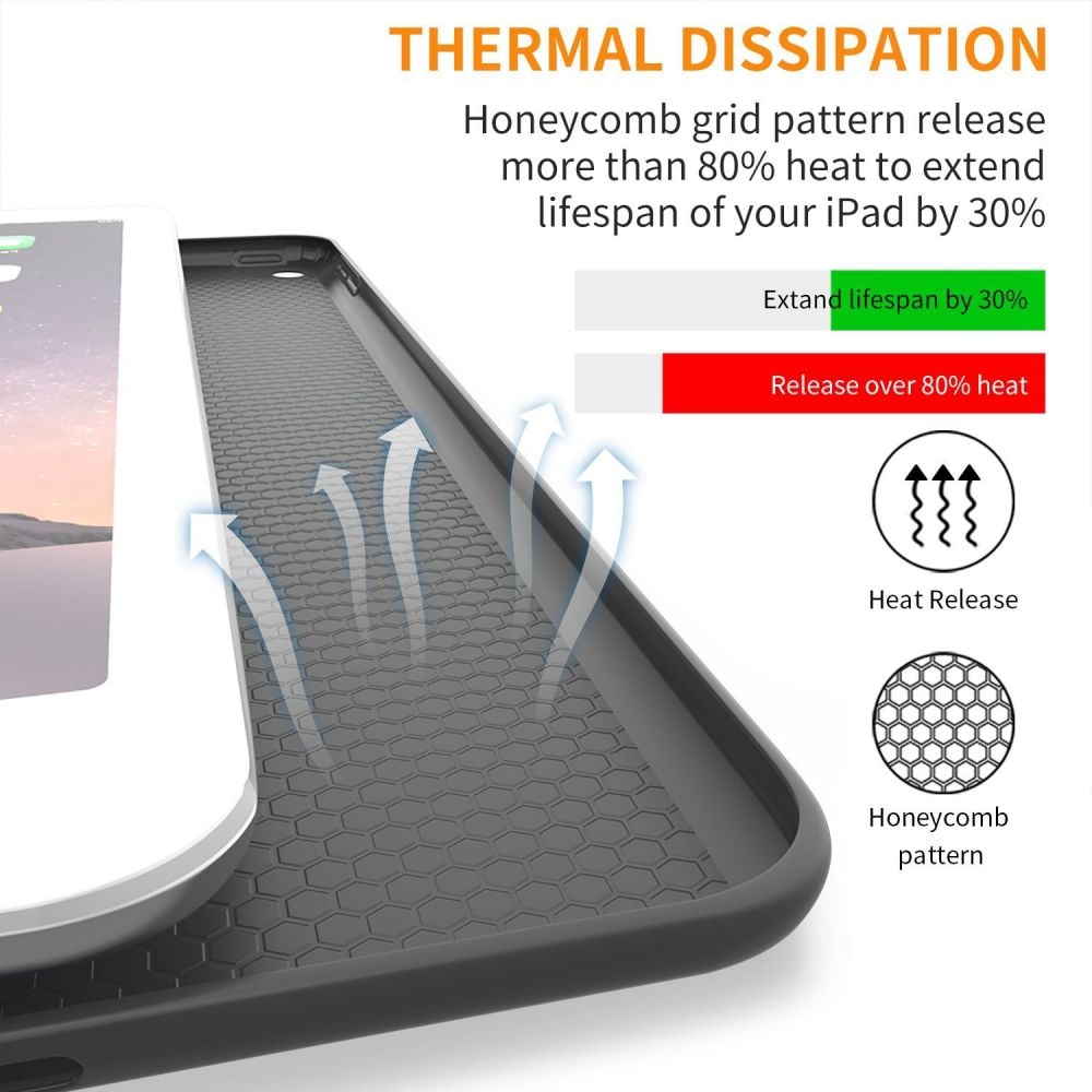 Tech-Protect SmartCase til iPad 9,7'' 5/6 2017-2018 - sort