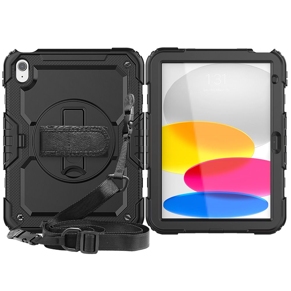 Tech-Protect Solid360-etui til iPad 10,9" 2022 - Sort