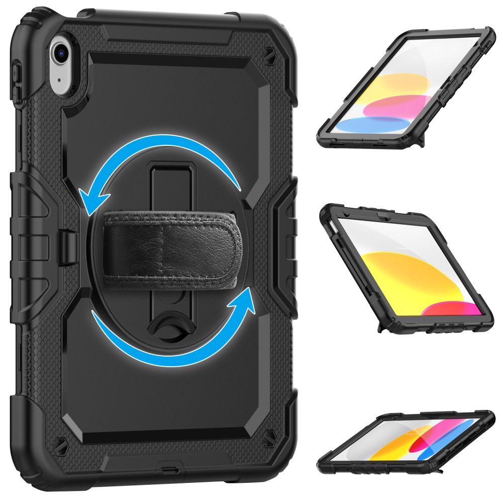 Tech-Protect Solid360-etui til iPad 10,9" 2022 - Sort