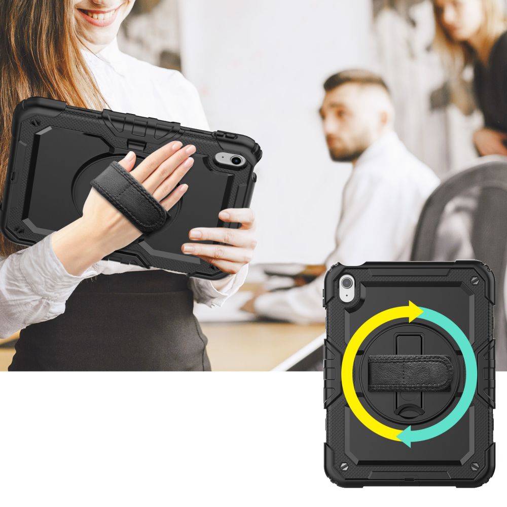 Tech-Protect Solid360-etui til iPad 10,9" 2022 - Sort